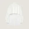 Asymmetric Shirt in Nappa Leather Asymmetric Shirt in Nappa Leather