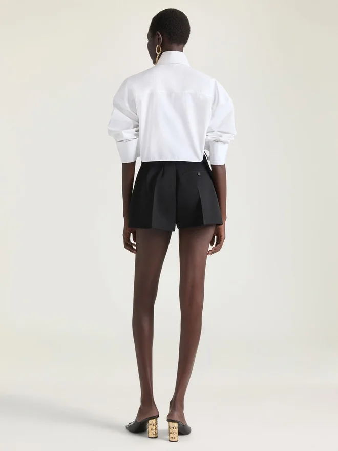Asymmetric Shirt in Poplin Asymmetric Shirt in Poplin