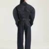 Back-To-Front Cocoon Jacket in Raw Denim