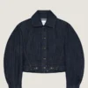Back-To-Front Cocoon Jacket in Raw Denim