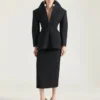 Back-To-Front Jacket in Wool