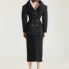 Back-To-Front Jacket in Wool