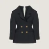 Back-To-Front Jacket in Wool