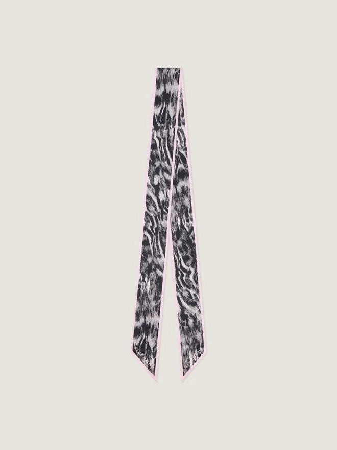 Bandeau in Silk with Animal Print Bandeau in Silk with Animal Print