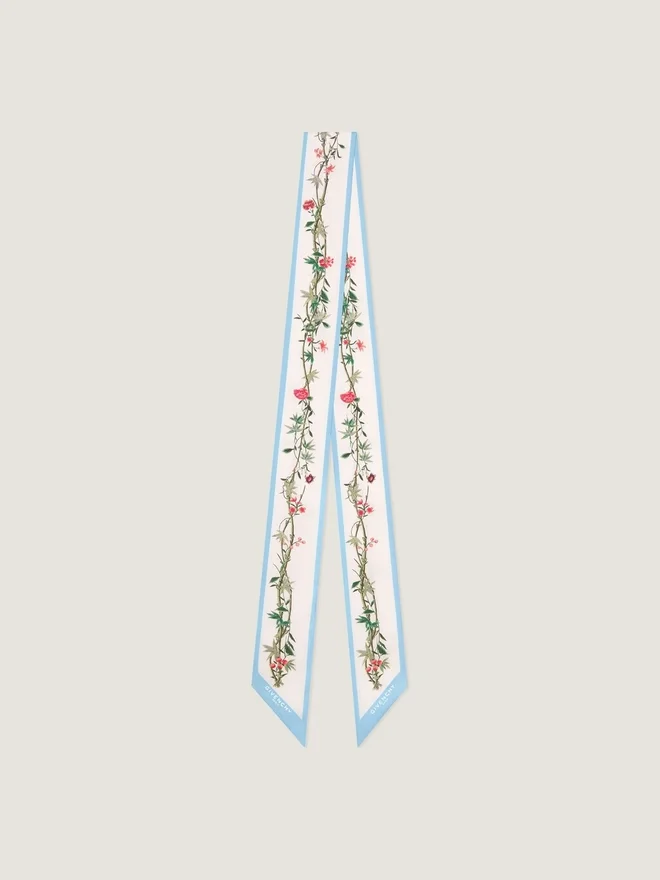 Bandeau in Silk with Floral Print Bandeau in Silk with Floral Print