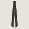 Bandeau in Silk with Multicolored Givenchy Signature Bandeau in Silk with Multicolored Givenchy Signature