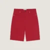 Bermuda Shorts in Overdyed Denim