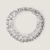 Bold Crystals Torque Necklace in Metal and Crystals