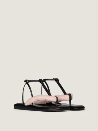 Boudoir Bicolor Thongs in Nappa Leather
