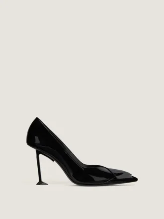 boudoir fold pumps in patent leather 2 330x440 - Boudoir Fold Pumps in Patent Leather