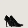 Boudoir Fold Pumps in Patent Leather