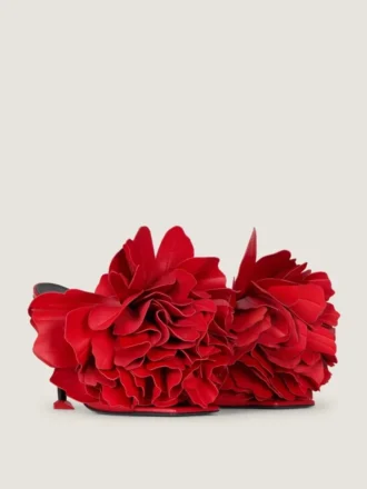 boudoir heeled mules in leather with rose petals 1 1 330x440 - Boudoir Heeled Mules in Leather with Rose Petals