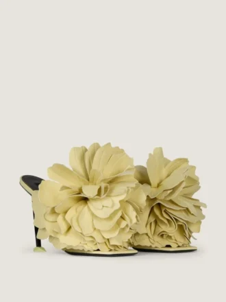 boudoir heeled mules in leather with rose petals 1 2 330x440 - Boudoir Heeled Mules in Leather with Rose Petals