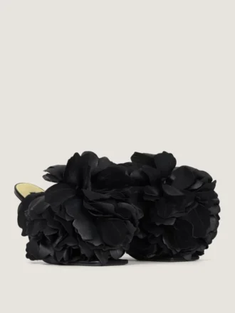 boudoir heeled mules in leather with rose petals 1 330x440 - Boudoir Heeled Mules in Leather with Rose Petals