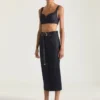 Bra Top in Raw Denim
