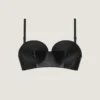 Bullet Bra Top in Leather