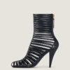 Cage Ankle Boots in Leather