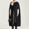 Cape in Wool and Cashmere