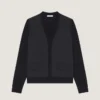Cardigan in Cotton Knit with Givenchy Paris Jacquard