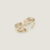 Chain Link Double Fingers in Metal
