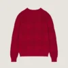 Checked Sweater in Cotton Knit