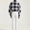 Checked Sweater in Wool Embroidered Givenchy Paris
