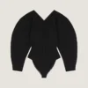 Cocoon Bodysuit in Engineered Knit