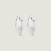 Cocoon Earrings in Metal