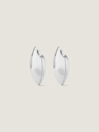 Cocoon Earrings in Metal
