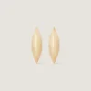 Cocoon Earrings in Metal