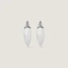 Cocoon Earrings in Metal