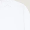 Cocoon Shirt in Poplin with Givenchy Embroidery