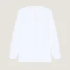 Collarless Tuxedo Shirt in Poplin