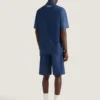 Couture Seam Bermuda Shorts in Denim with Givenchy Stamp
