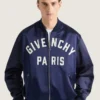 Couture Seam Bomber in Satin Embroidered Givenchy Paris