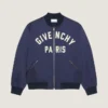 Couture Seam Bomber in Satin Embroidered Givenchy Paris