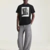 T-Shirt in Cotton with Clapperboard Print