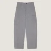 Couture Seam Cargo Trousers in Herringbone Denim Couture Seam Cargo Trousers in Herringbone Denim