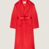 Couture Seam Coat in Satin