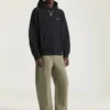 Couture Seam Hoodie in Fleece Embroidered Givenchy Paris