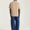 Couture Seam Indigo Blue Jeans with Givenchy Stamp Print