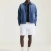 Couture Seam Jacket in Dark Blue Denim