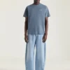 Couture Seam Light Blue Jeans