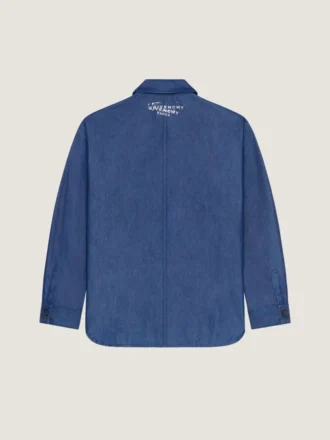 Couture Seam Overshirt Denim with Givenchy Stamp