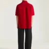 Couture Seam Overshirt in Suede