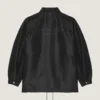 Couture Seam Polyfaille Jacket with Givenchy Paris Patch Couture Seam Polyfaille Jacket with Givenchy Paris Patch