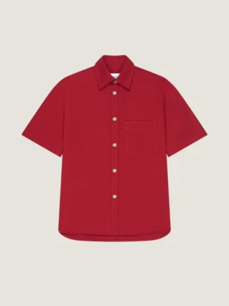 Couture Seam Shirt in Overdyed Denim