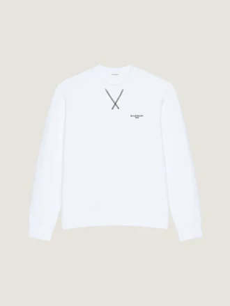 Couture Seam Sweatshirt in Fleece with Givenchy Paris