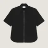Couture Seam Zipped Shirt