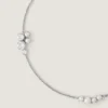 Crystal Pearl Short Necklace in Metal, Crystals and Pearls